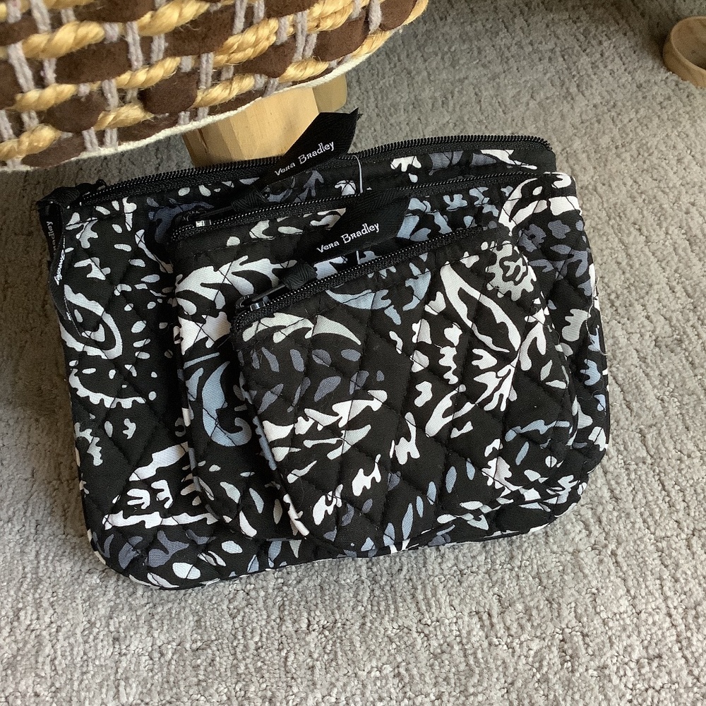 Vera Bradley Trio Cosmetic Bags